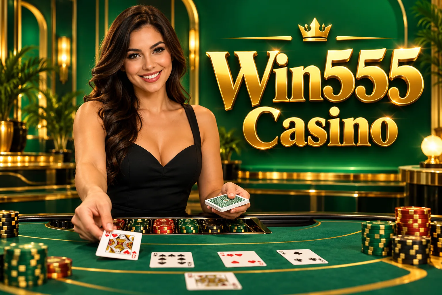 Mesas ao vivo no Win555 Casino